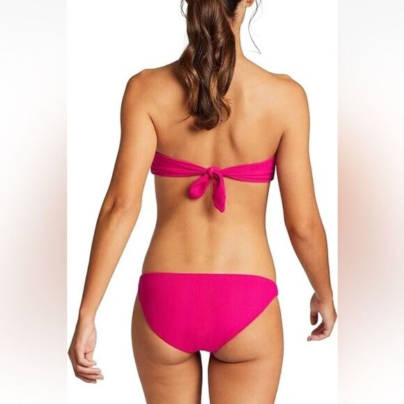 J Crew Curved Waist Cheeky Bikini Bottom bc125 S - Picture 3 of 7